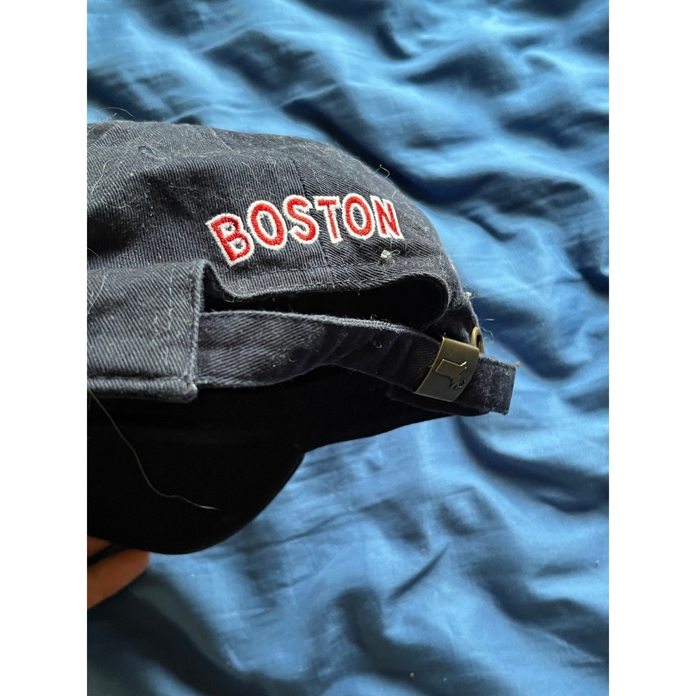 Boston Red Sox Baseball Cap Embroidered "B" "BOSTON" Bay State Apparel - Picture 4 of 5